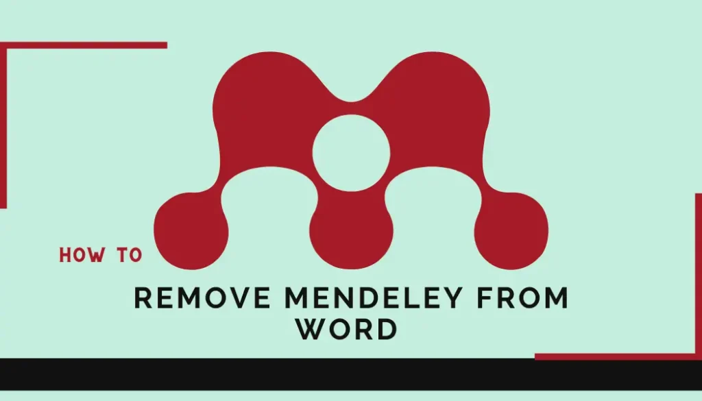 how-to-Remove-Mendeley-from-Word